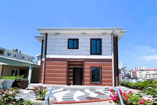 Casas de aço de dois andares