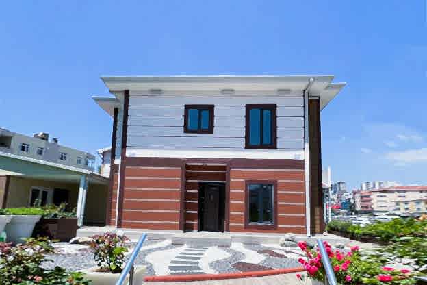 Maisons en acier à deux étages