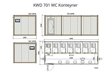 KWD 701 Wc Konteyner