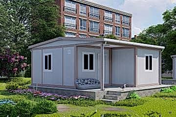 42 m2 2+1 Konteyner Ev