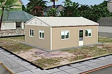 Prefabrik Ofis Binası Tasarımı 49 m²