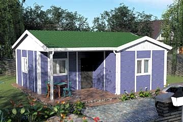 51 m2 2+1 Prefabrik Ev Model: İznik