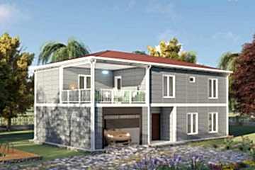 202 m² Prefabrik Villa Modeli: Fethiye