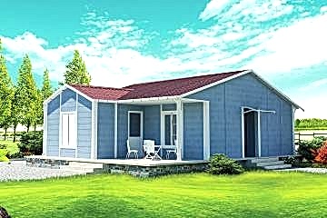 73 m2 2+1 Prefabrik Ev Model: Ayasofya