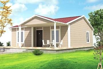 75 m2 2+1 Prefabrik Ev Model: İshakpaşa