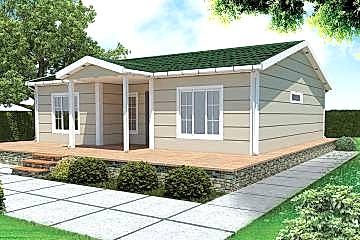 94 m2 3+1 Prefabrik Ev Model: Hidiv Kasrı