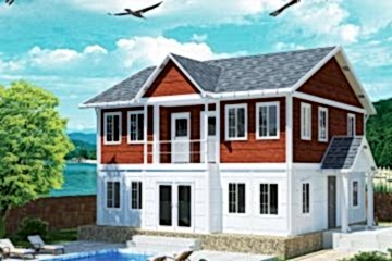 125 m2 Prefabrik Villa Modeli: Şale Köşkü