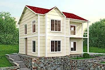 132 m2 Prefabrik Villa Modeli: Bayıldım Köşkü