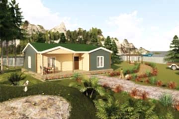 88 m² Modern Çelik Ev