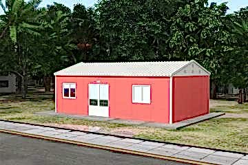 Prefabrik Revir Kurulumu 46 m²