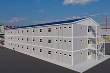 320 Kişilik İşçi Yatakhanesi