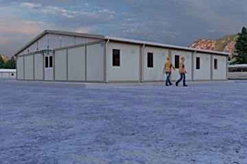 10 Kişi Kapasiteli Mühendis Yatakhane Konteyneri