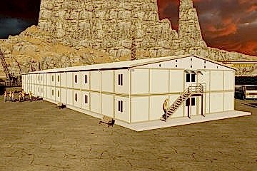 40 Kişilik Mühendis Yatakhane Konteyner