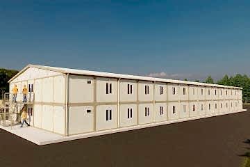 208 Kişilik İşçi Yatakhane Konteyner