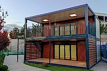 Balkonlu Teras Modül Konteyner