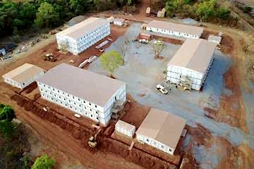 Fekola Madeni ve Anaconda Bölgesi Şantiye Yapıları