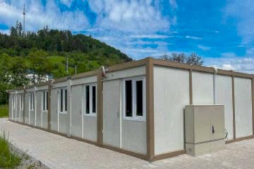 Almanya'da Ukraynalı Mültecilere Konteyner Ev