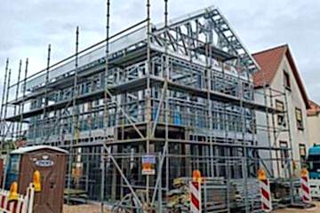 Almanya'da Çelik Konstrüksiyon Konut Projesi