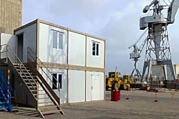 MİLGEM Projesi İçin Tersane Sahasına Konteyner Ofis