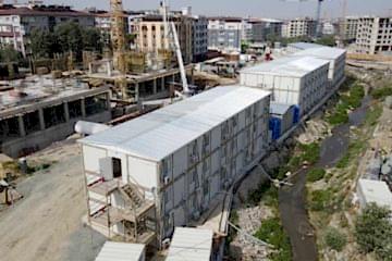 Antakya Konut İnşası İçin İşçi Kampı - Şantiye Yapıları