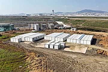 Toplu Konut Projesine Şantiye Yapı Kurulumu