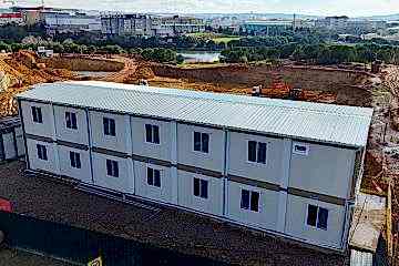 Sanayi Tesisi İçin Konteyner İşçi Yatakhanesi Projesi