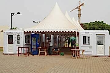 Kabin ürünlerimiz Sudan’da Alışveriş Çarşısı olarak kullanımda